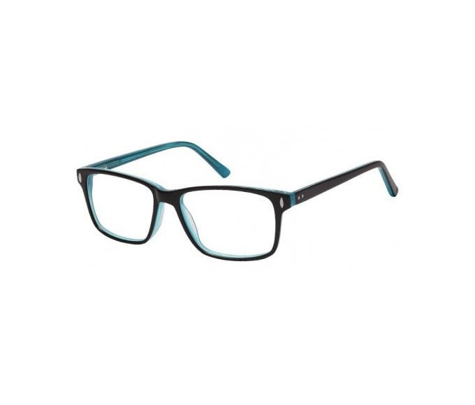 SFE-8153 in Black/Clear turquoise