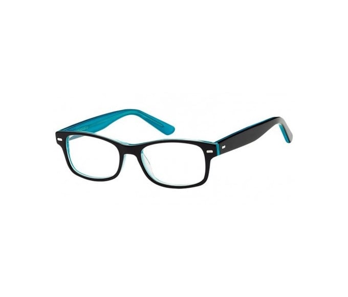 SFE-8165 in Black/clear turquoise