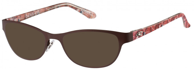 O'Neill ONO-DAWN Sunglasses in Matt Painted Brown/Pink Flowers