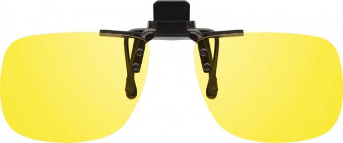 Polarised Clip-on Sunglasses in yellow