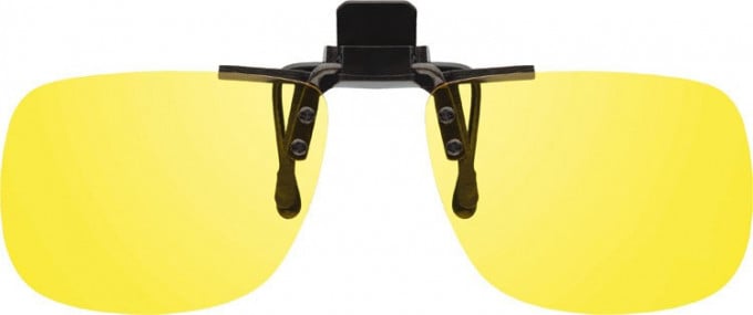 Polarised Clip-on Sunglasses in yellow