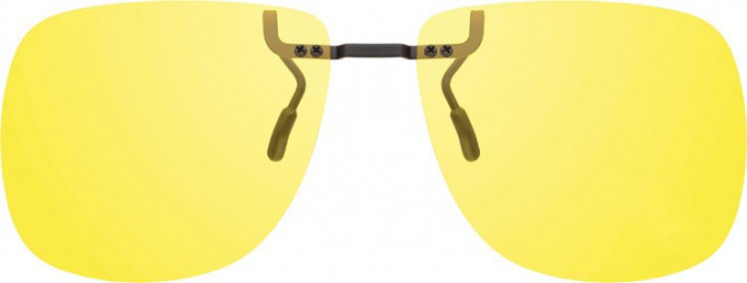 Polarized Clip-on Sunglasses in Yellow