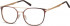 SFE-9761 Glasses in Dark Brown /Gold