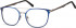 SFE-9761 Glasses in Dark Blue /Gunmetal