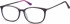 SFE-9785 Glasses in Dark Purple/Clear Purple