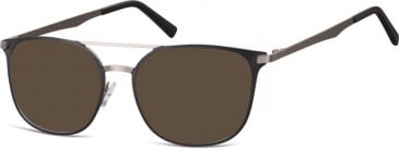 SFE-9761 Sunglasses in Black/Gunmetal