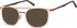 SFE-9761 Sunglasses in Gold/Light Brown