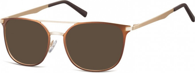 SFE-9761 Sunglasses in Light Brown/Gold
