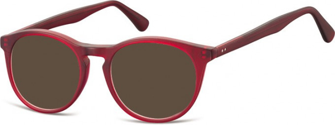 SFE-9816 Sunglasses in Dark Red