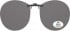SFE-9834 Polarized Clip on Sunglasses in Brown