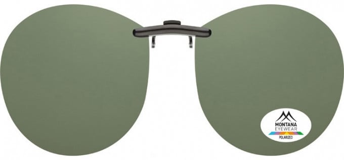 SFE-9834 Polarized Clip on Sunglasses in Smoke