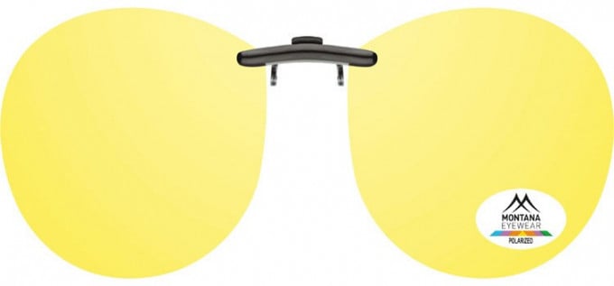 SFE-9834 Polarized Clip on Sunglasses in Yellow