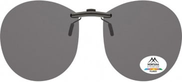 SFE-9837 Polarized Clip on Sunglasses in Brown