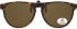 SFE-9840 Polarized Clip on Sunglasses in Turtle/Brown
