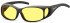 SFE-9853 Fit over Polarized Sunglasses in Matt Black/Yellow