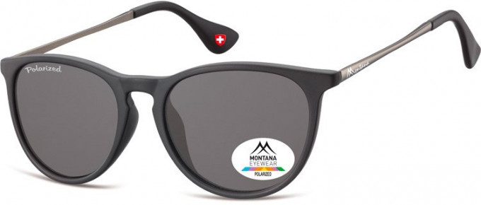 SFE-9859 Polarized Sunglasses in Black/Smoke
