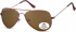 SFE-9873 Polarized Sunglasses in Coffee/Brown