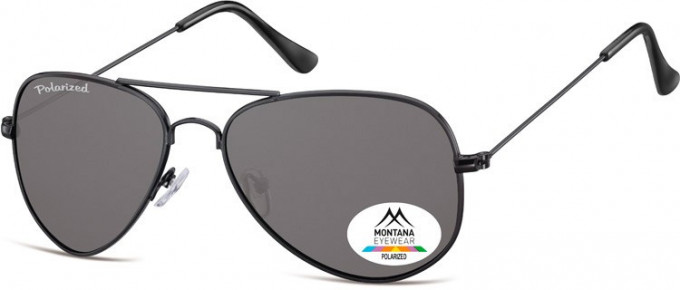 SFE-9873 Polarized Sunglasses in Matt Black/Smoke