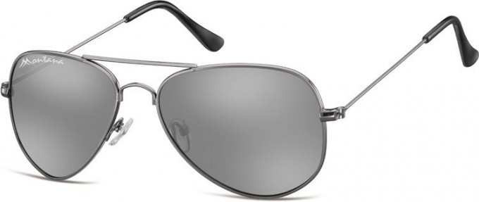 SFE-9902 Sunglasses in Gunmetal/Silver Mirror