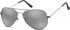 SFE-9902 Sunglasses in Gunmetal/Silver Mirror