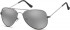 SFE-9902 Sunglasses in Gunmetal/Silver Mirror