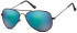 SFE-9902 Sunglasses in Matt Black/Blue