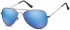 SFE-9902 Sunglasses in Gunmetal/Blue
