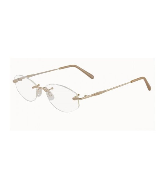 JAEGER 228 Designer Prescription Glasses in Gold/Brown