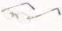 JAEGER 228 Designer Prescription Glasses in Gold/Violet