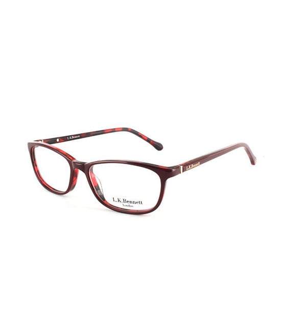 L.K.Bennett LKB007 Glasses in Dark Red
