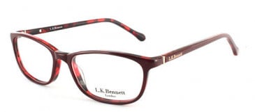 L.K.Bennett LKB007 Glasses in Dark Red