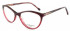 L.K.Bennett LKB013 Glasses in Red Stripe