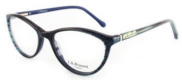 L.K.Bennett LKB013 Glasses in Blue Glitter