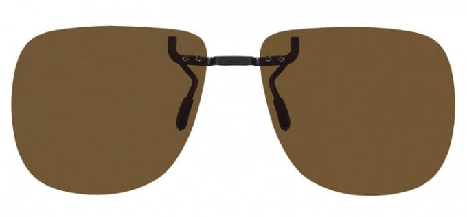 Clip-on Sunglasses Brown