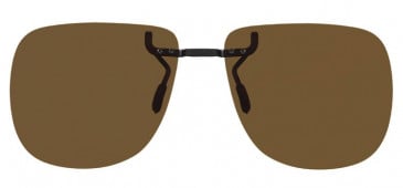 Clip-on Sunglasses Brown