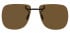 Clip-on Sunglasses Brown