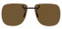 Clip-on Sunglasses Brown