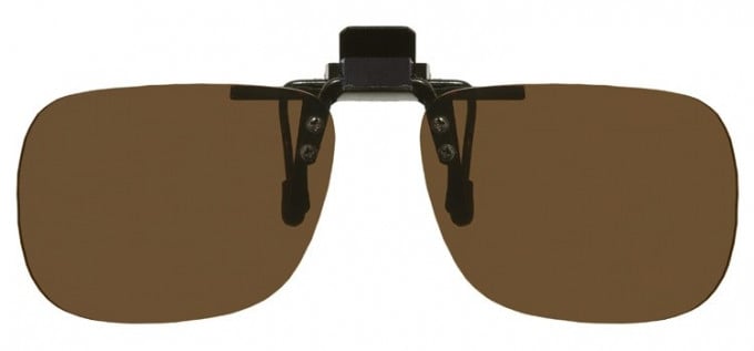 Clip-on Sunglasses Brown