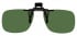 Polarised Clip-on Sunglasses Green