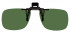 Polarised Clip-on Sunglasses Green