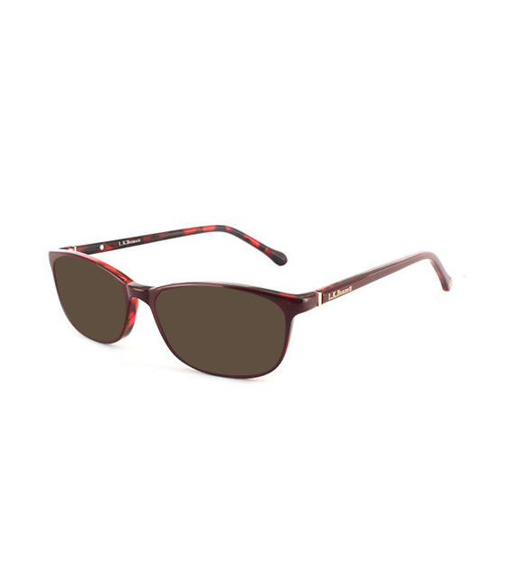 L.K.Bennett LKB007 Sunglasses in Dark Red