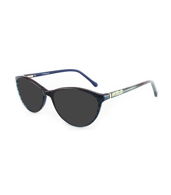 L.K.Bennett LKB013 Sunglasses in Blue Glitter