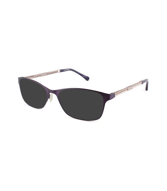 L.K.Bennett LKB017 Sunglasses in Matte Purple