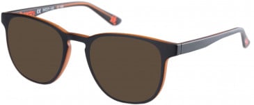 Superdry SDO-UNI Sunglasses in Matte Black/Amber