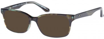 O'Neill ONO-BROOK Sunglasses in Gloss Aqua Horn