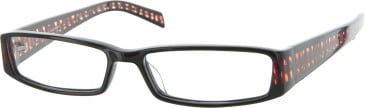 Jai Kudo Highgate Glasses in Black/Red
