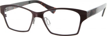 Jai Kudo Moorgate Glasses in Dark Red