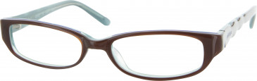 Golddigga GD0021 Glasses in Brown/Blue