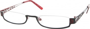 Andrew Actman Sylph Glasses in Black/Red