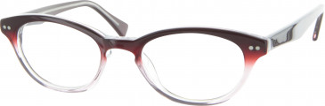 Jai Kudo Hoxton Glasses in Burgundy